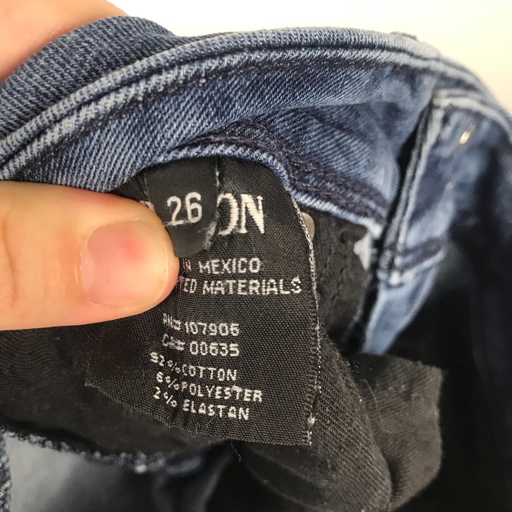 Hudson 26 Collin Flap Pocket Skinny Jeans NW422DMS - Picture 7 of 8